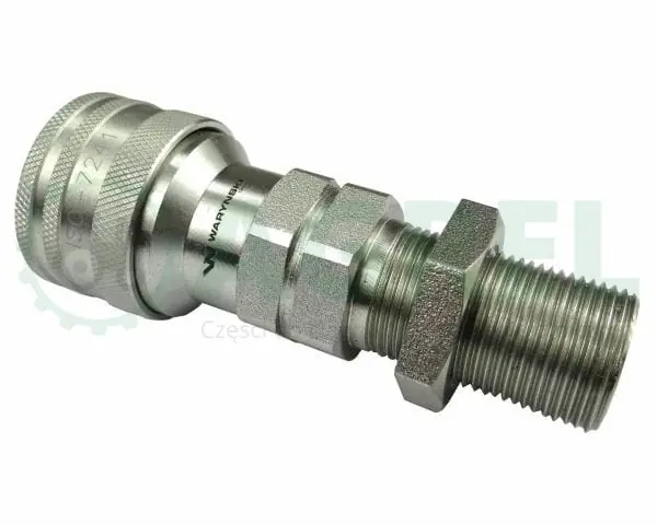 Bezpieczna płatność Szybkozłącze hydrauliczne gniazdo long M22x1.5 gwint zewnętrzny EURO Waryński