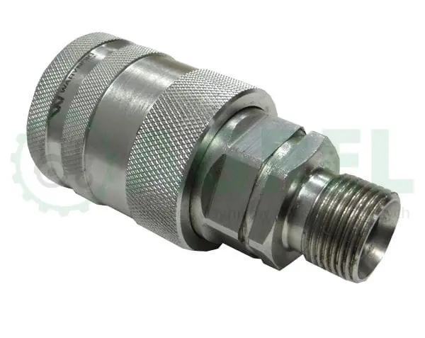 Szybkozłącze hydrauliczne gniazdo M20x1.5 gwint zewnętrzny EURO PUSH-PULL Waryński Darmowa dostawa