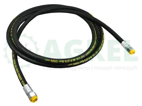 Przewód hydrauliczny 275 bar ( płasko kulisty) gwint M22x1.5 proste L-5800mm Przyczepa stary typ (AA-13-5800; P11P11) 27.5MPa Waryński Taniej