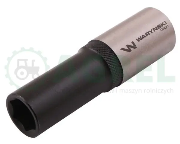 Nasadka sześciokątna 1/2" 13 mm długa CrV50BV30 DIN 3124 Waryński Oferta limitowana