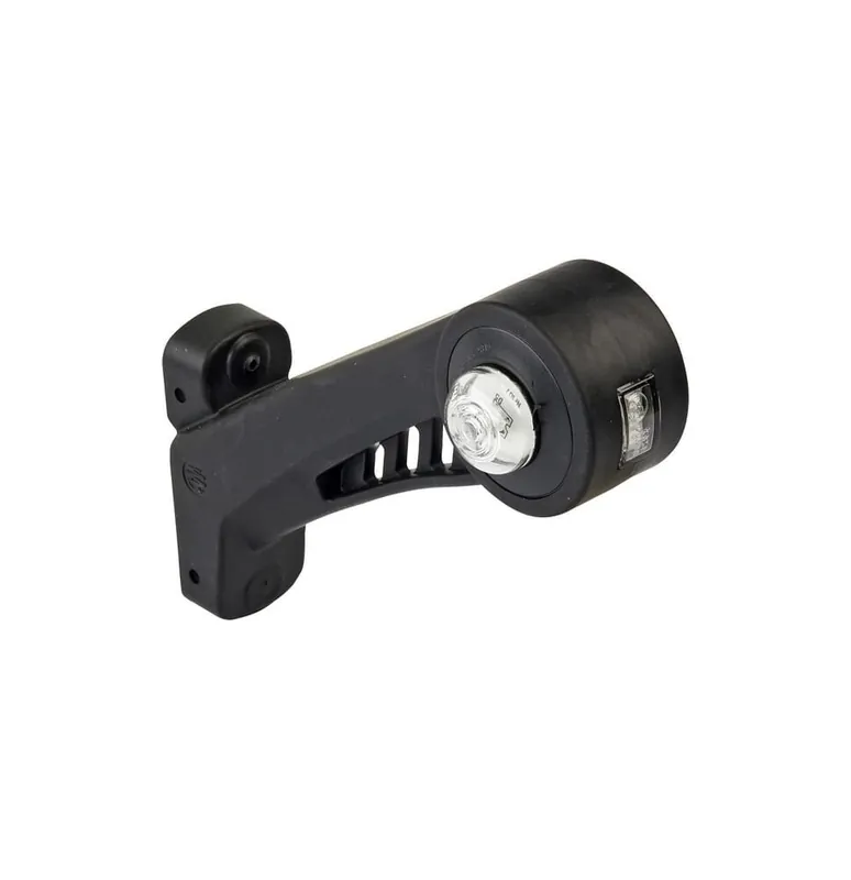 Obniżka ceny Lampa obrysowa LED, lewa, okrągła, 12/24V pomrańczowa/czerwona/biała, przykręcana Waś
