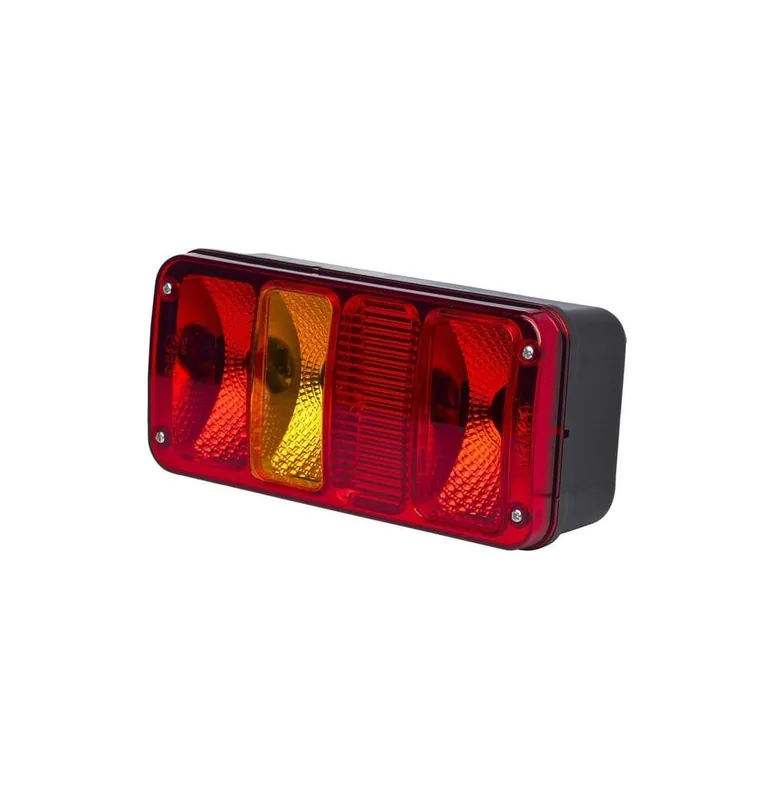 Zamów dziś Lampa tylna zespolona, prostokątna, 12/24V pomarańczowa/czerwona, przykręcana Waś