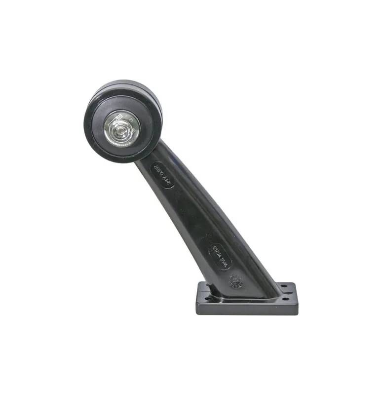 Lampa obrysowa LED, lewa, okrągła, 12/24V czerwona/przezroczysta, przykręcana Waś Kup online