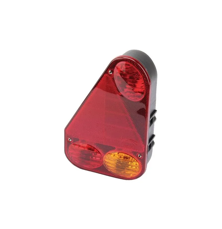 Cena promocyjna Lampa tylna zespolona, trójkątna lewa 12V czerwona/pomarańczowa przykręcana Earpoint III Aspöck