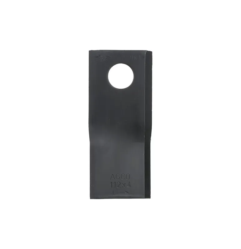 Nożyk kosiarki rotacyjnej lewy 112x48x4 mm otwór Ø 19 mm okrągły pasuje do Fella 25 szt. Nie przegap